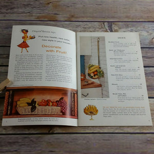 Vintage Cookbook Chiquita Banana Promo Recipes United Fruit Company 1960s Booklet Pamphlet Desserts Salads Main Dishes Banana Breads - At Grandma's Table