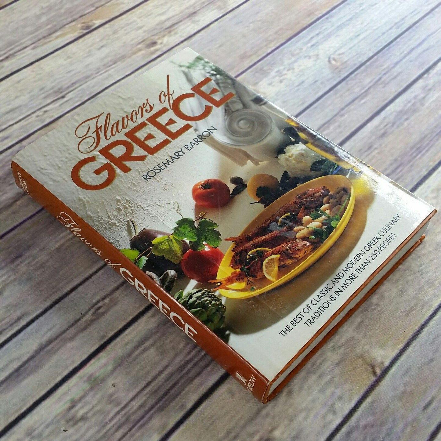 Vintage Cookbook Flavors of Greece Greek Cooking Recipes Hardcover 1991 Greek Food Rosemary Barron