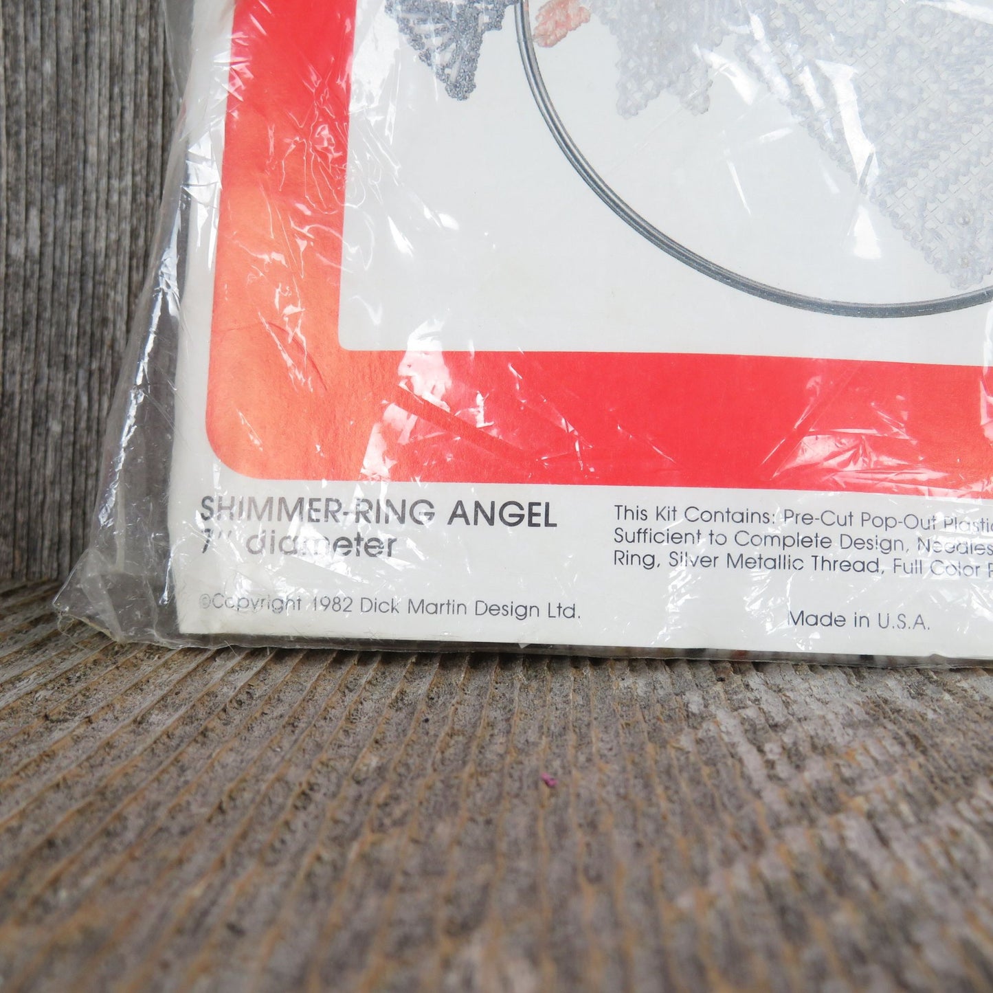Plastic Canvas Angel Ornament Kit Leisure Arts Canvas Capers Shimmer ring Angel Christmas