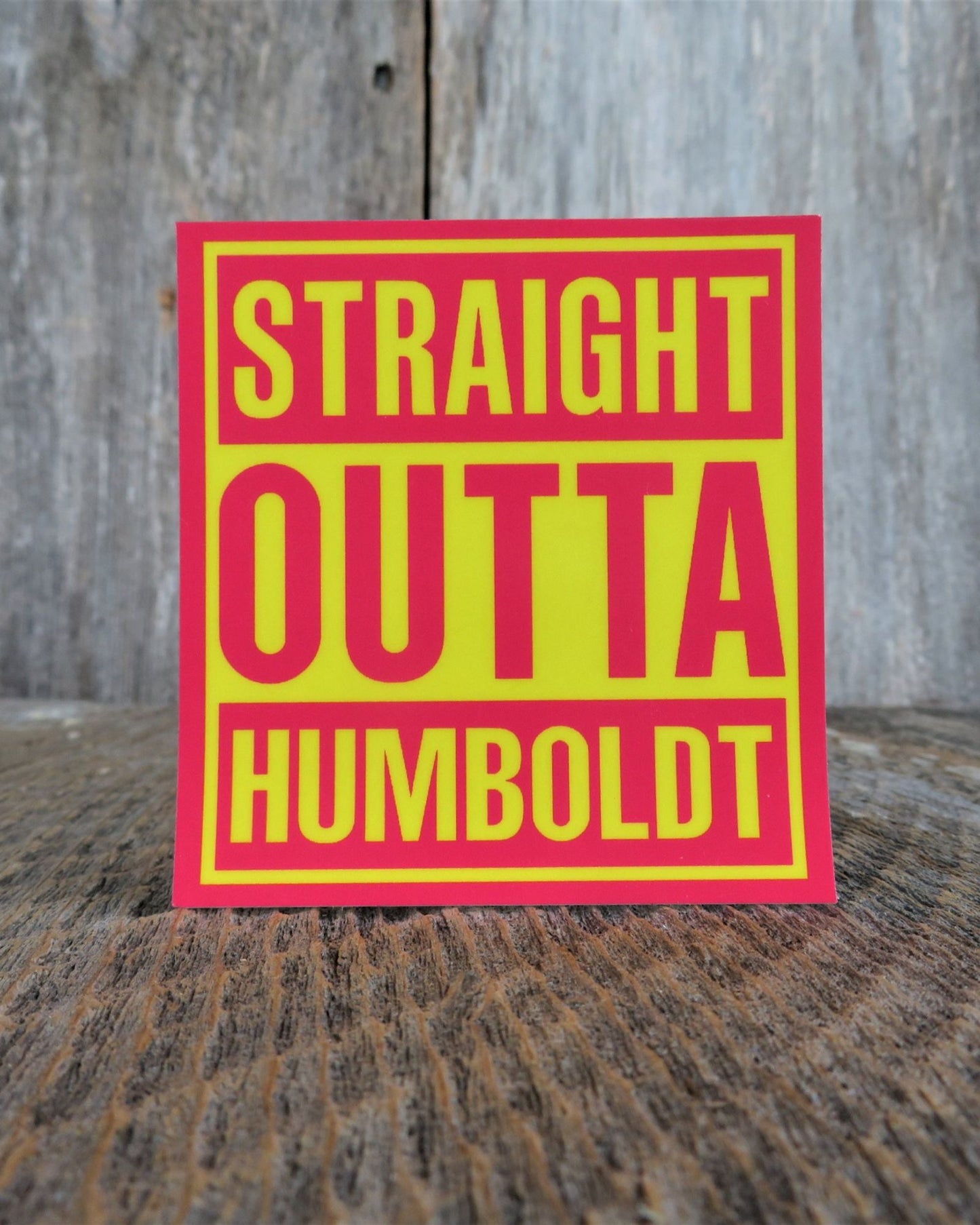 Straight Outta Humboldt Sticker Humboldt County California Sticker Souvenir Waterproof Travel