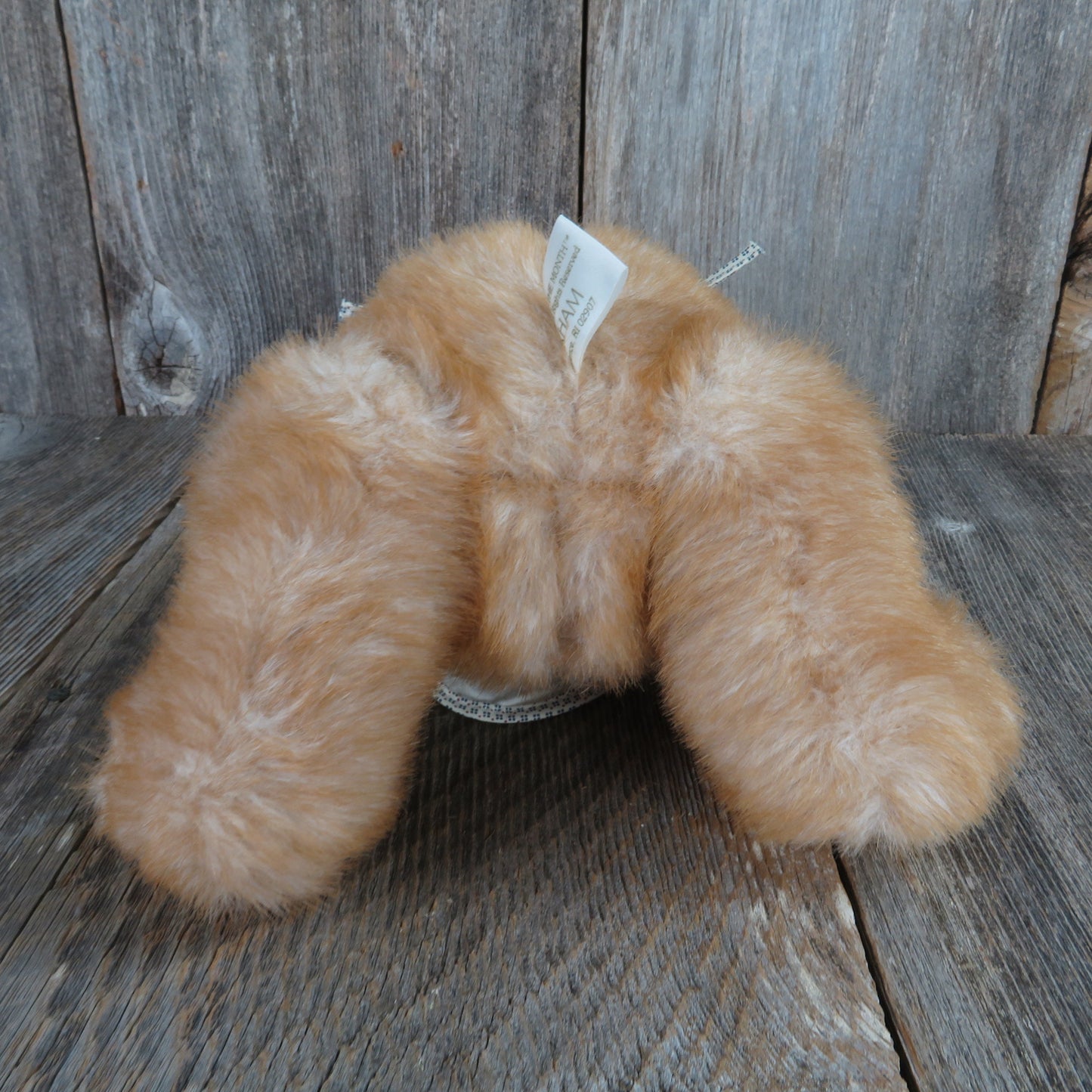 Vintage Teddy Bear Plush Jointed Baby Bib Stuffed Animal Birthday Month Gorham Nicholas November