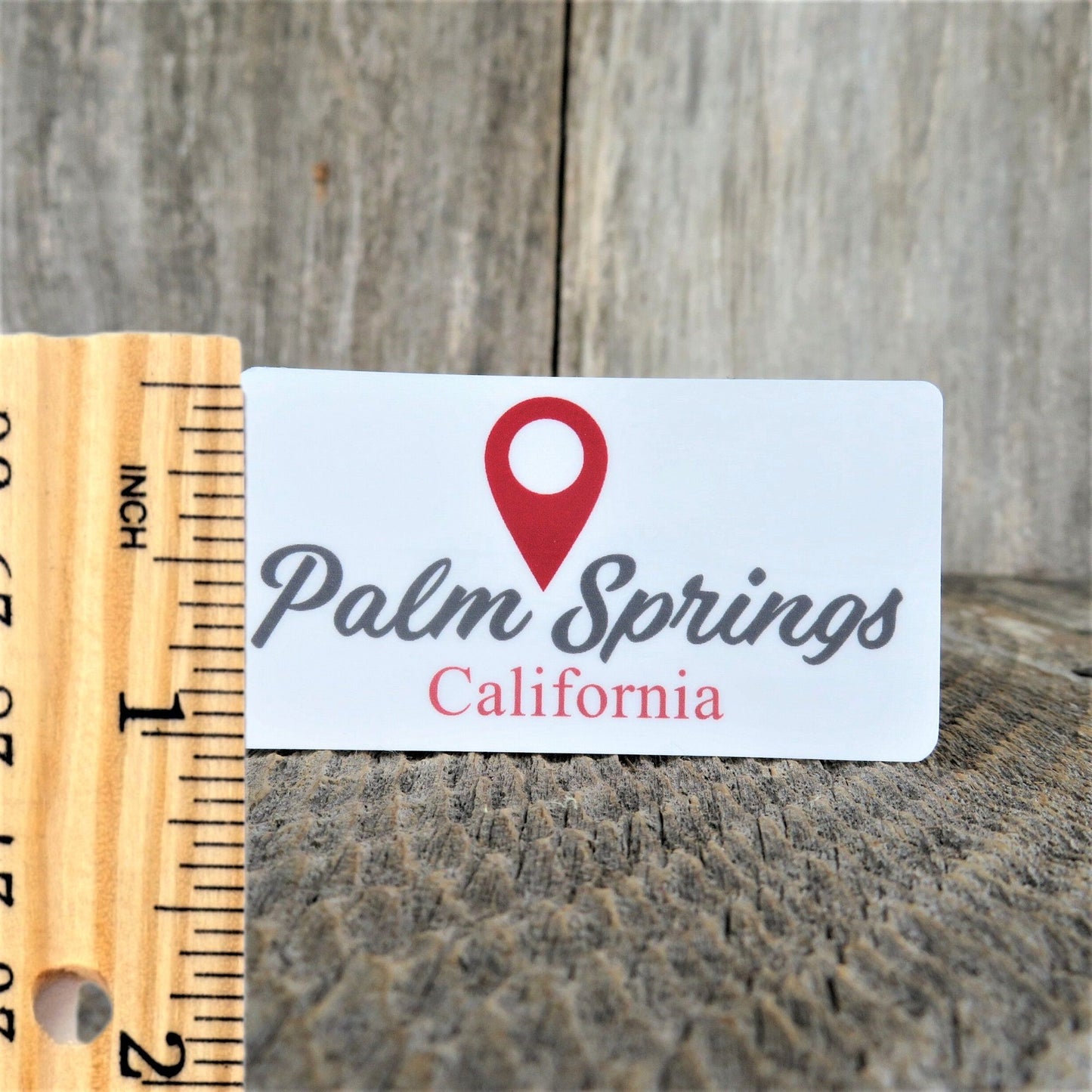 Palm Springs California Destination Sticker Map GPS Flag Waterproof Souvenir Travel Sticker