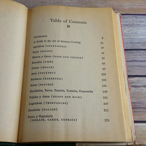 Vintage Mexican Cookbook The Art of Mexican Cooking Recipes 1981 Jan Aaron Georgine Salom Hardcover with Dust Jacket