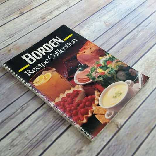 Vintage Cookbook Borden Recipe Collection Recipes Promo Book 1987 Spiral Bound Paperback Book