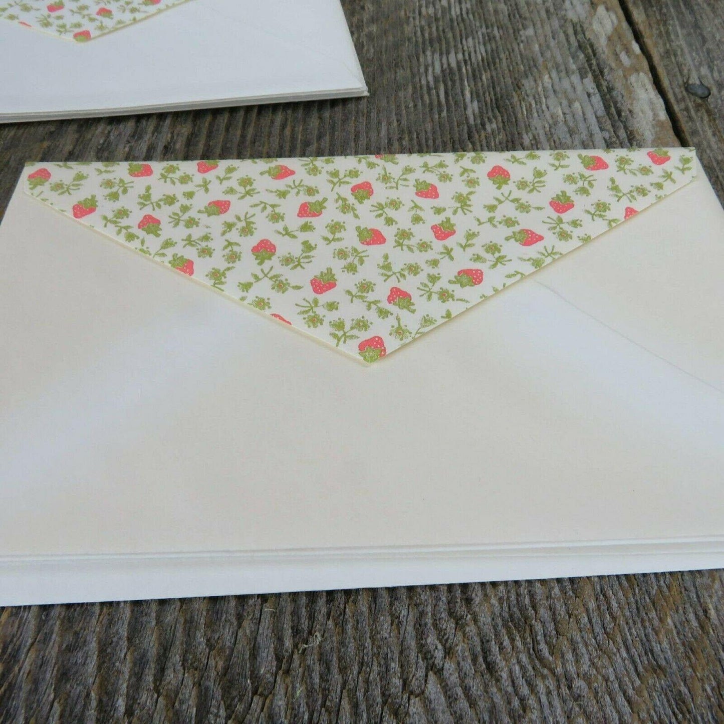 Vintage Hallmark Stationery Mouse with Strawberry Writing Paper Envelopes Letter