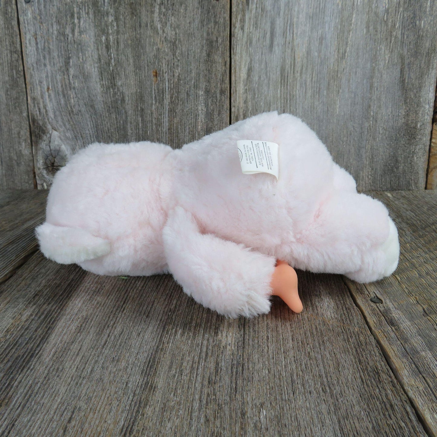 Vintage Pink Thumb Sucker Teddy Bear Monkey Plush Rubber Face Common Wealth 1993 Stuffed Animal