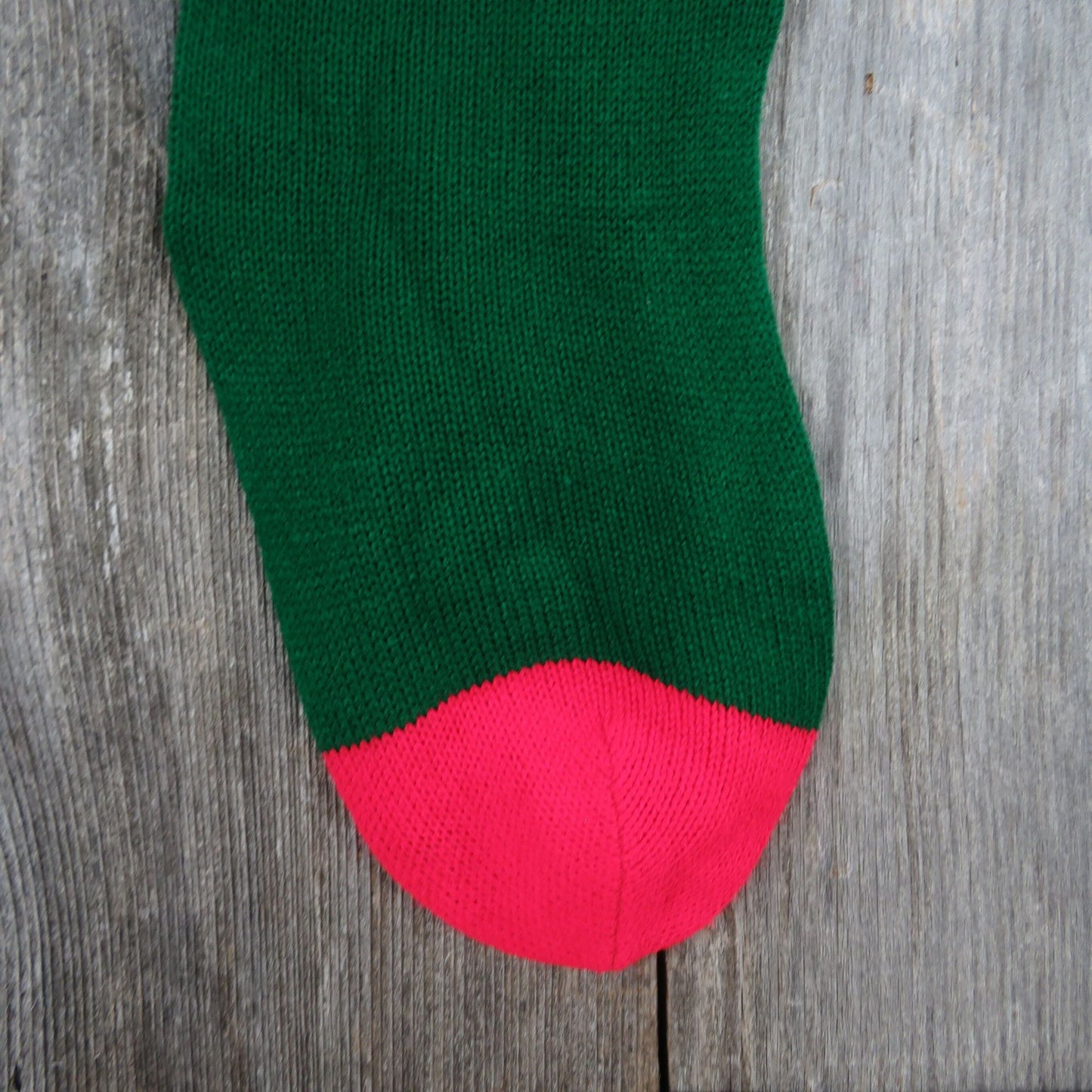 Vintage Schnauzer Scottish Terrier Dog Stocking Merry Christmas Scottie Red Green Knitted Blue Red st360