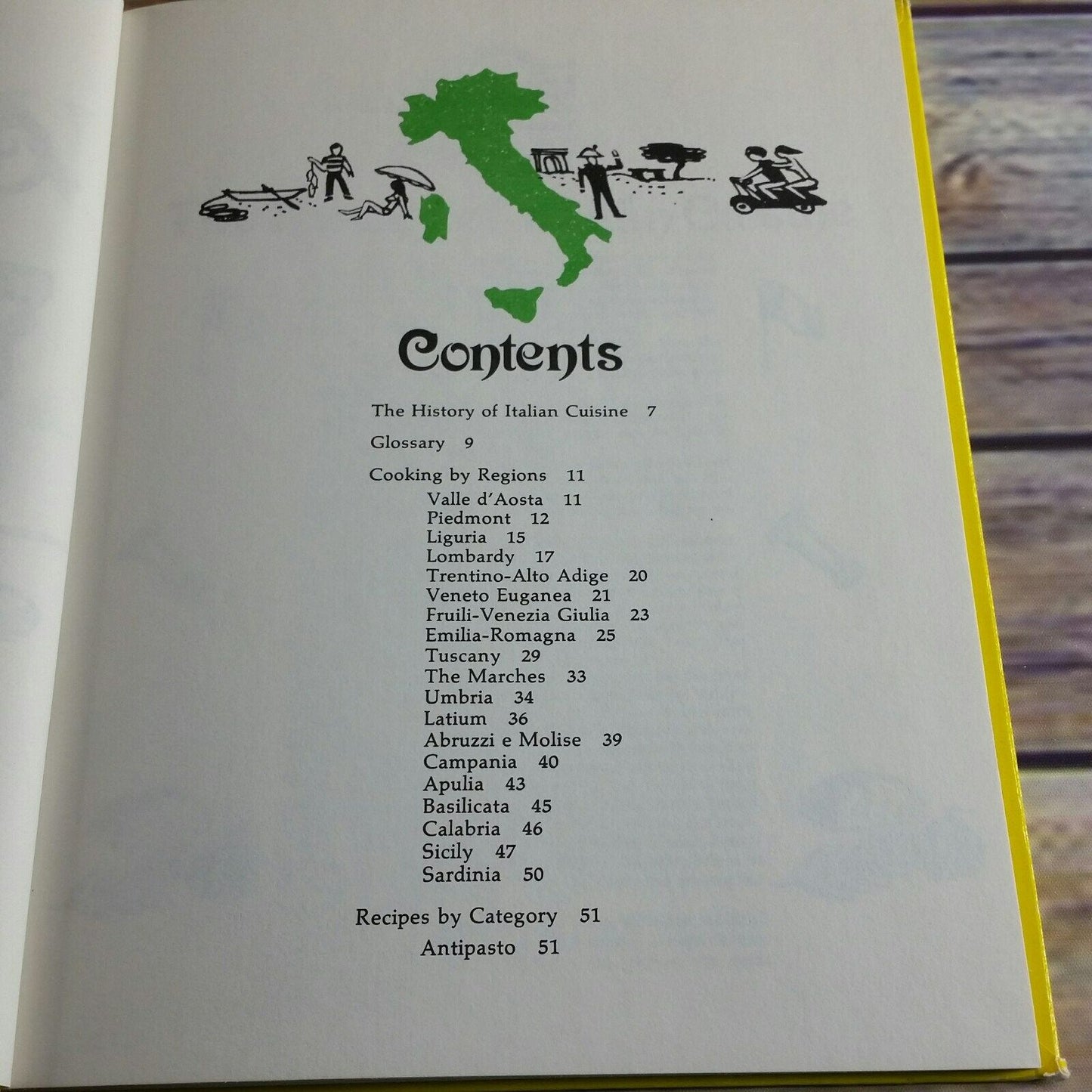 Vtg The Italian Cookbook Culinary Arts Italian Cookbook 1977 Hardcover Booklet Adventures in Cooking Series