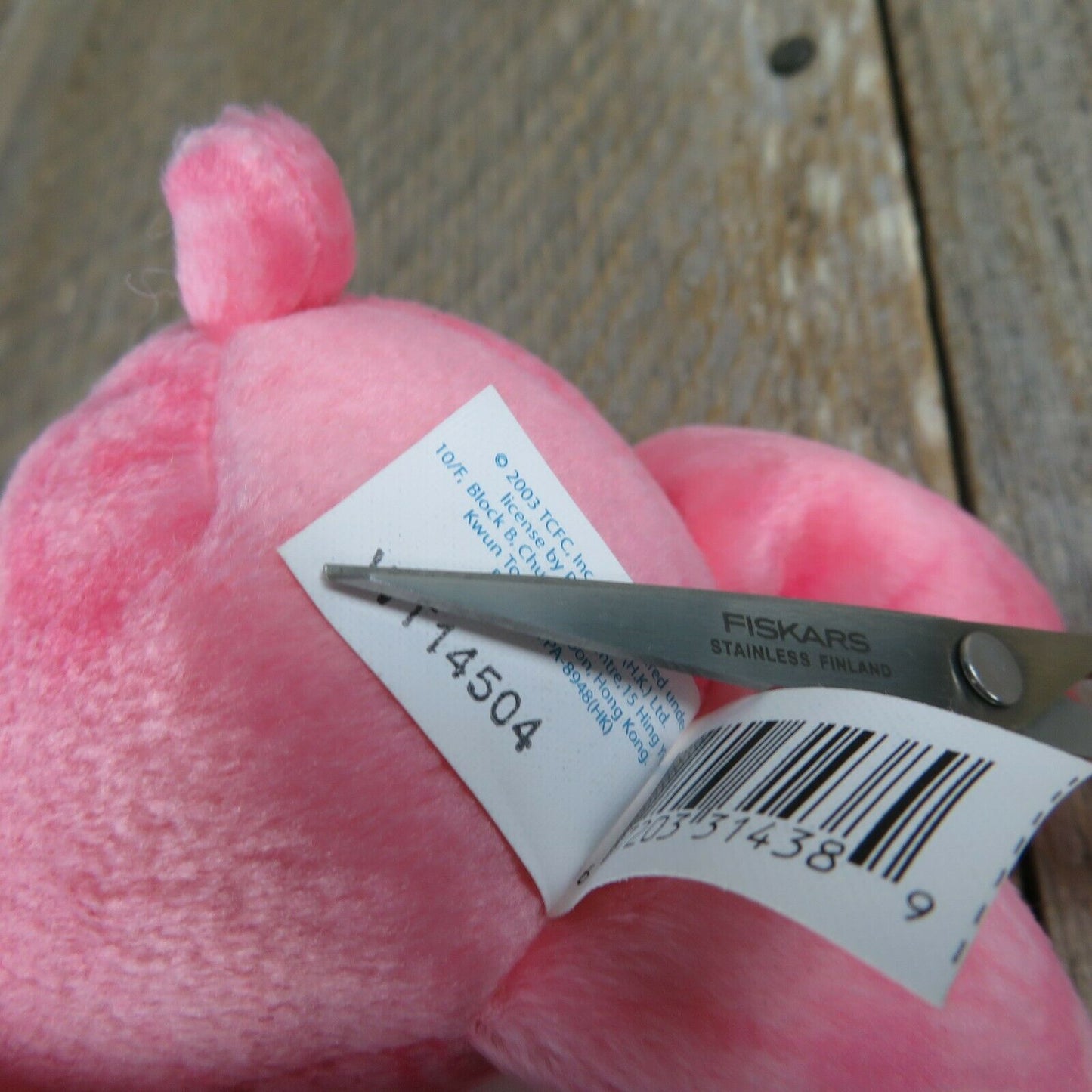 Pink Hearts Care Bears Plush Love A Lot 2003 Tie Dye Stuffed Animal Play Along