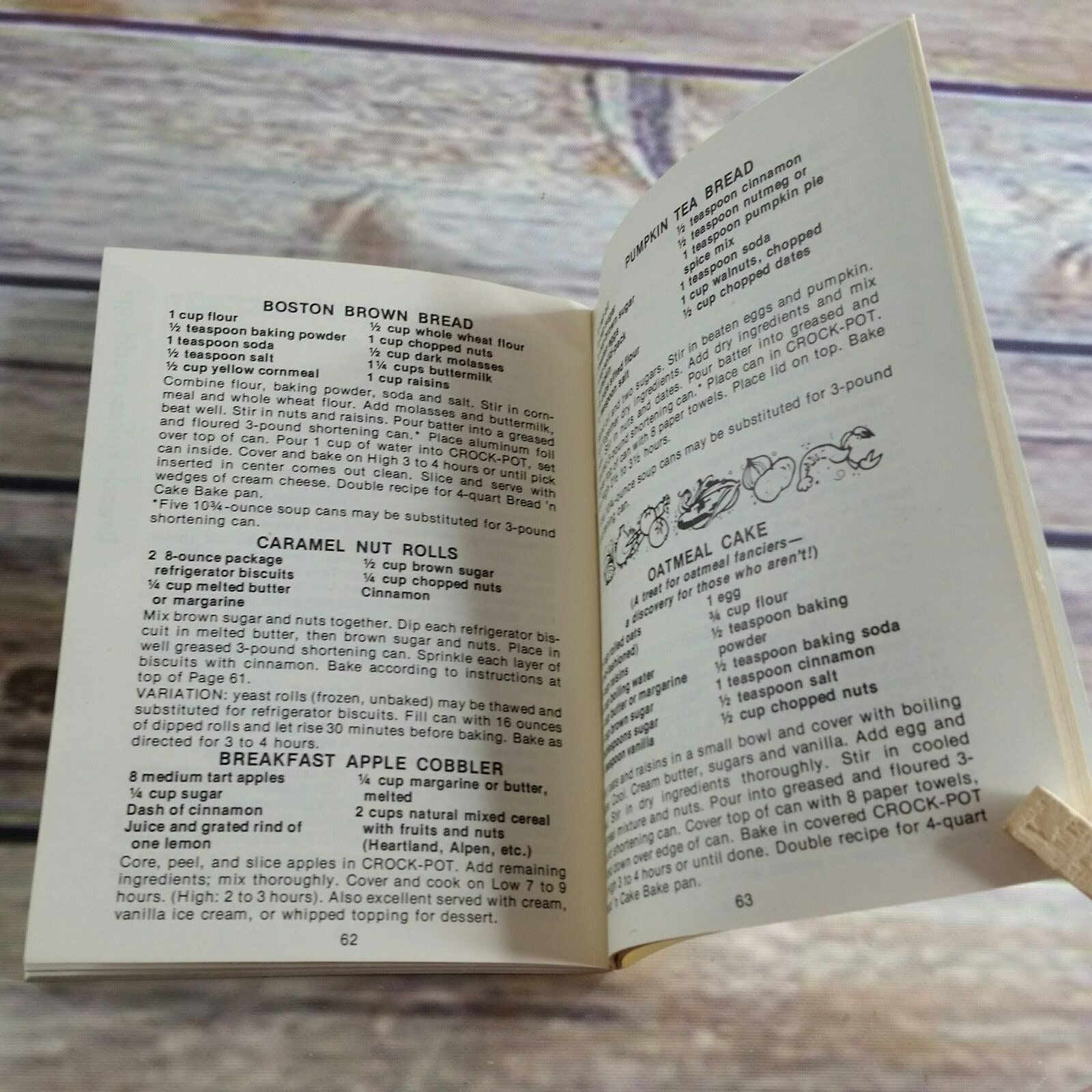 Vintage Rival Crock Pot Cookbook Owner's Manual Model Recipes Slow Cooker  3300 3100-3103 Paperback Booklet 