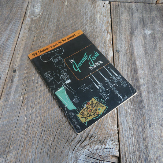 Vintage Gourmet Foods Paperback Cookbook 152 Recipes for Gourmet Booklet 1955 Culinary Arts Institute Pamphlet Home Economist