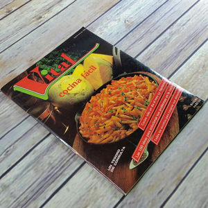 Vital Cocina Facil Espanol 1983 Libro De Cocina Spanish Cookbook Magazine Vintage