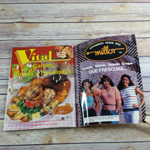 Vital Cocina Facil Espanol 1983 Libro De Cocina Spanish Cookbook Magazine Vintage