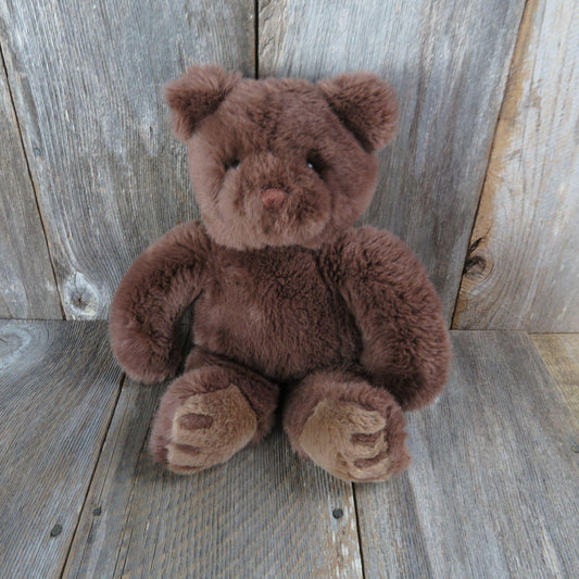 Vintage Teddy Bear Plush Brown Collector Classic Gund  Stuffed Animal 1990