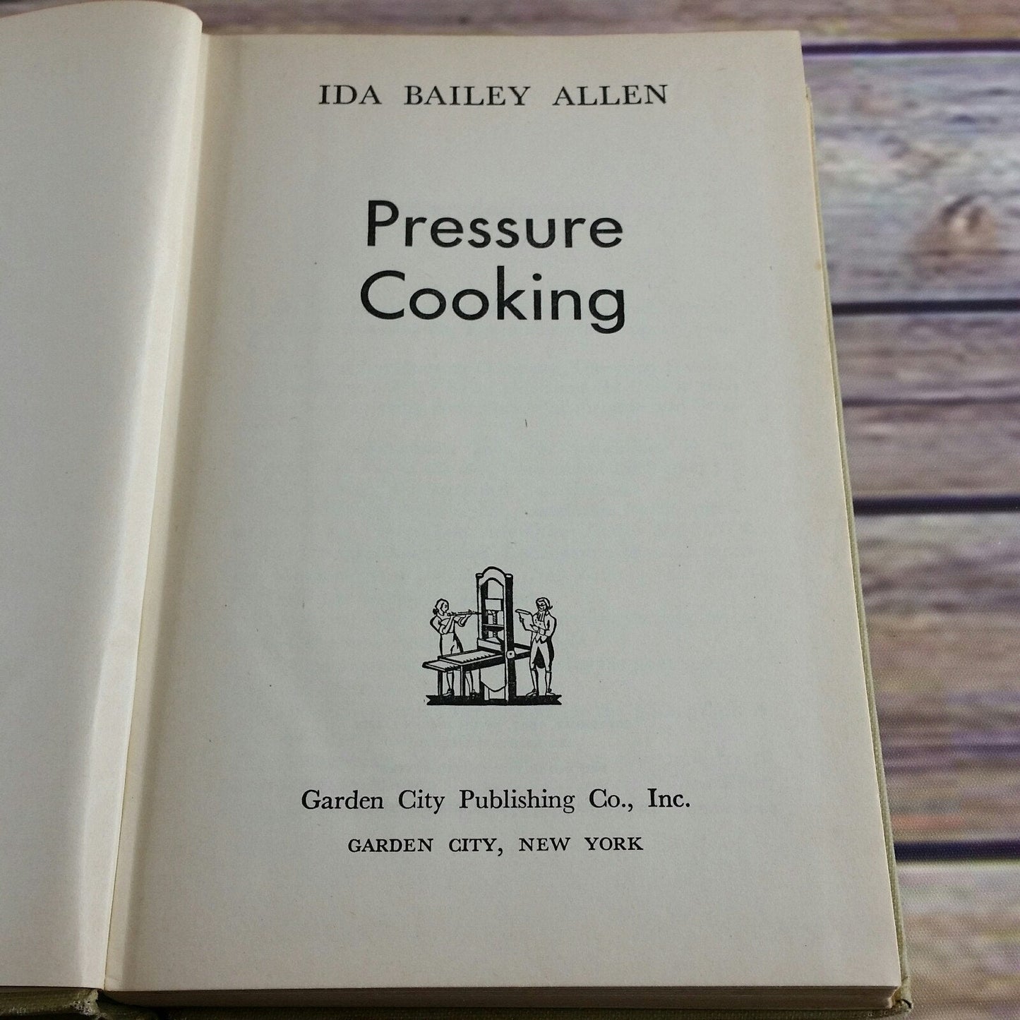 Vintage Cookbook Pressure Cooking Recipes and Instructions 1947 Hardcover Ida Bailey Allen Canning