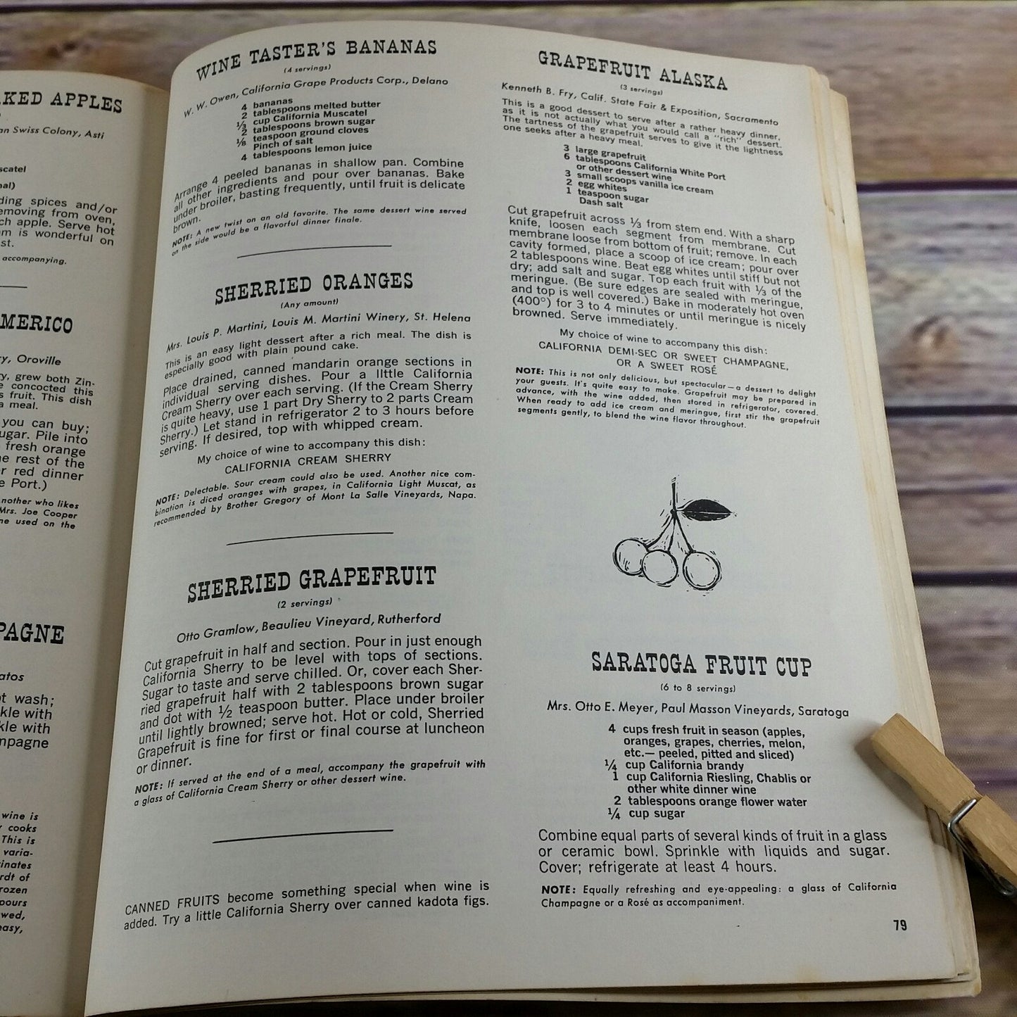 Vintage California Cookbook Favorite Recipes of California Winemakers 1968 Paperback Book Wine Advisory Board of California Wine Promo