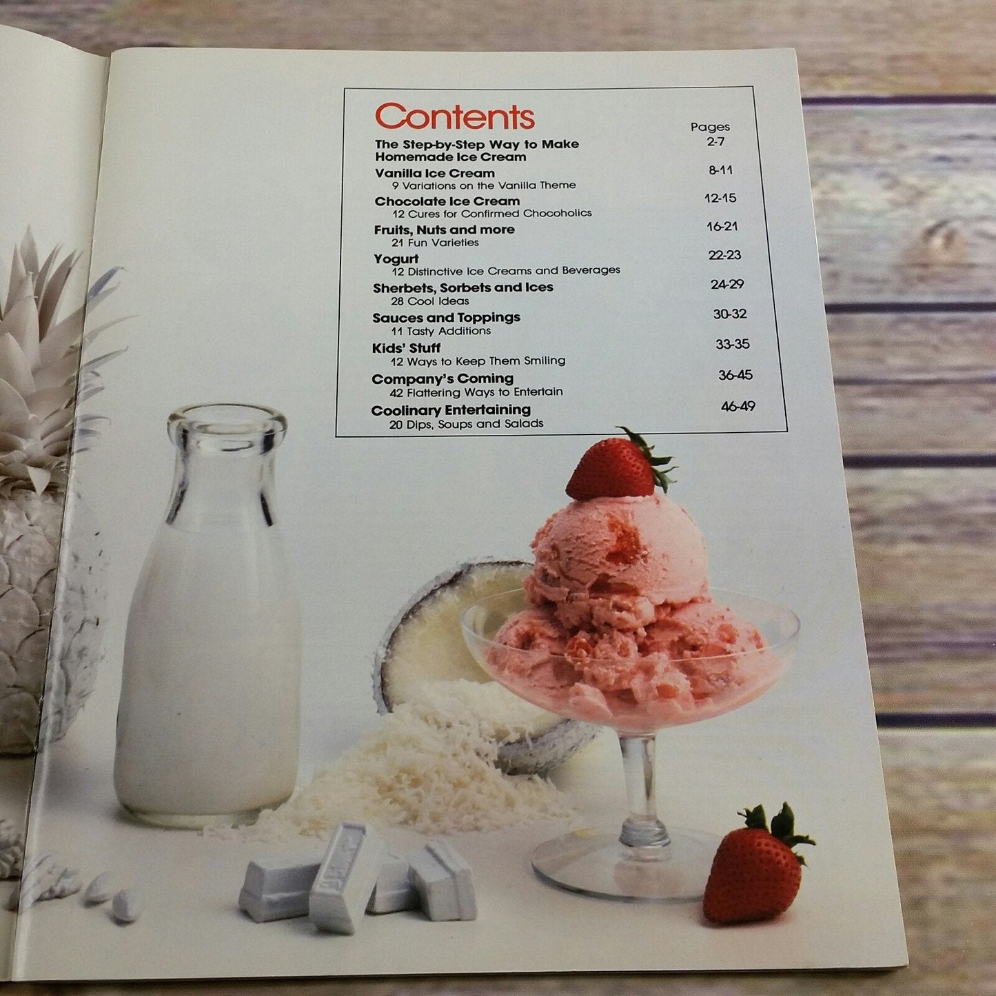 Vintage Ice Cream Cookbook Montgomery Ward Ice Cream Machine Recipe Book 1983 Paperback Recipes Sherbets Yogurt Kids Stuff