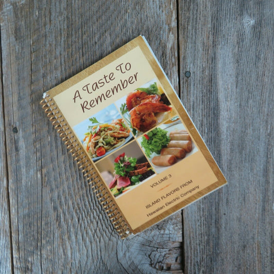 Island Flavors Hawaiian Electric Company Cookbook A Taste Remember Vol 3 2007