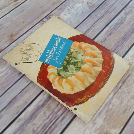 Vintage Cookbook Pet Milk Company Evaporated Milk Recipes Matchless Meals for 2 or 4 or 6  1937 Promo Paperback Booklet