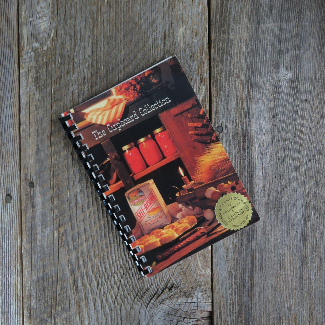 Vintage California Cookbook Carlotta Cuddeback School Cupboard Collection 1996