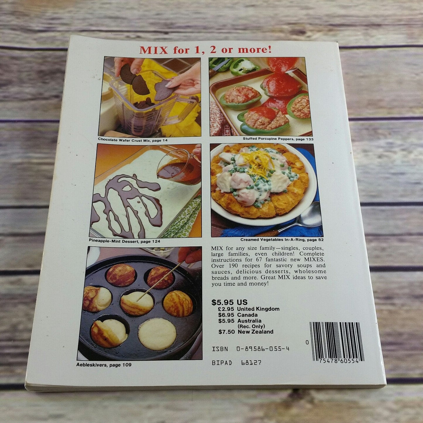 Vintage Cookbook More Make a Mix Cookery Recipes 1980 Make Your Own Mixes Paperback Eliason Harward Westover HP Books