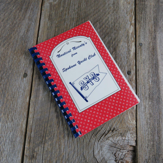 Vintage Washington Cookbook Spokane Yacht Club Nautical Niceaty's 1998