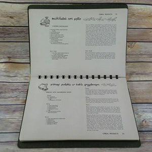 Vintage International Cookbook Cooking with a Foreign Accent by Sunset 1958 Spiral Bound Hardcover International Recipes