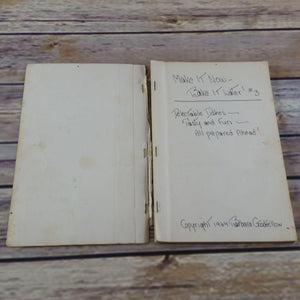 Vintage Cookbook Make It Now Bake it Later #3 Barbara Goodfellow Handwritten 1964