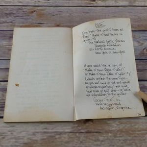 Vintage Cookbook Make It Now Bake it Later #3 Barbara Goodfellow Handwritten 1964