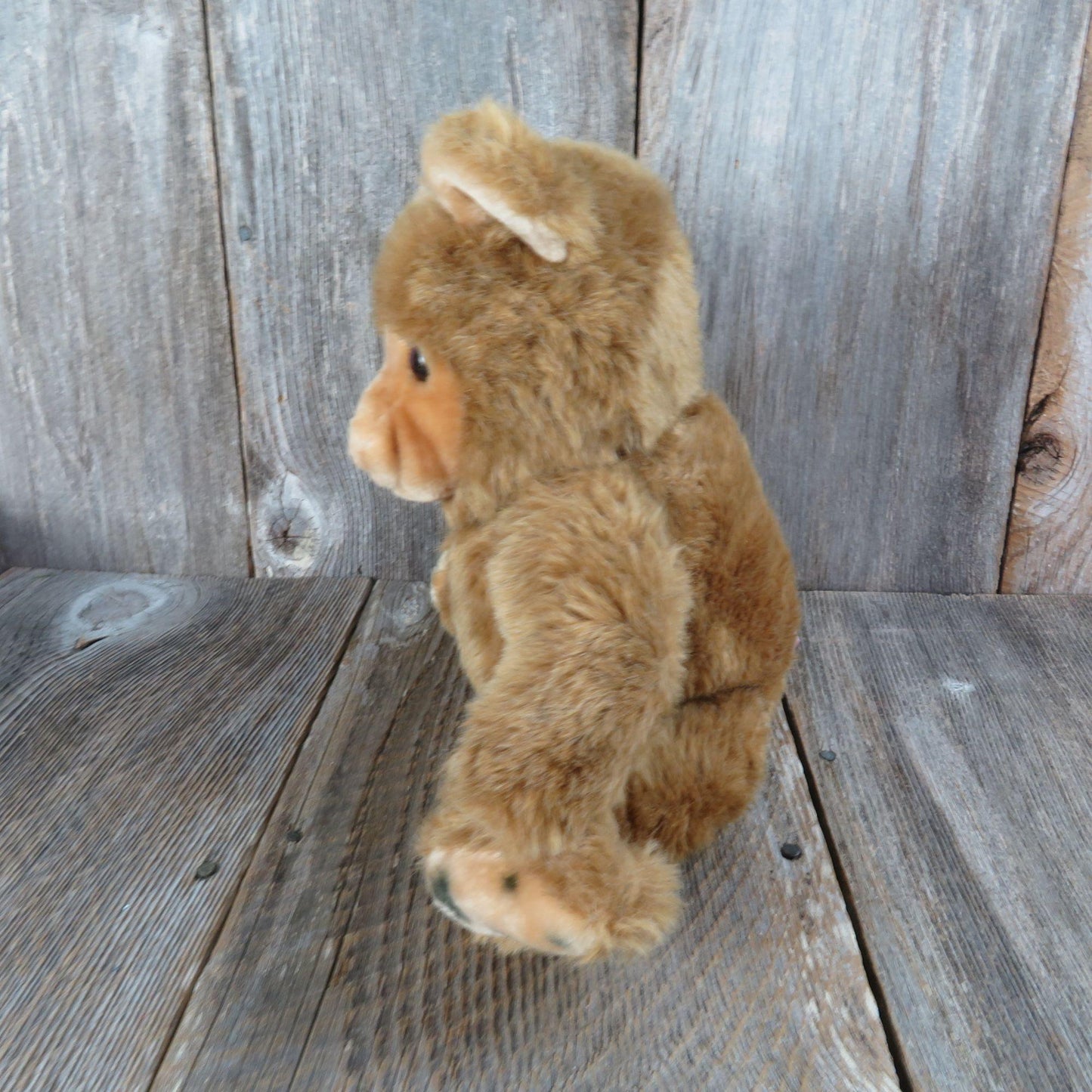 Vintage Baby Teddy Bear Plush Arms Wide Brown Firm Kamar Korea