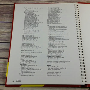 Vintage Cookbook Quaker Oats Oat Bran Recipes 1989 80s Promo Booklet Hot Cereal Spiral Bound Hardcover