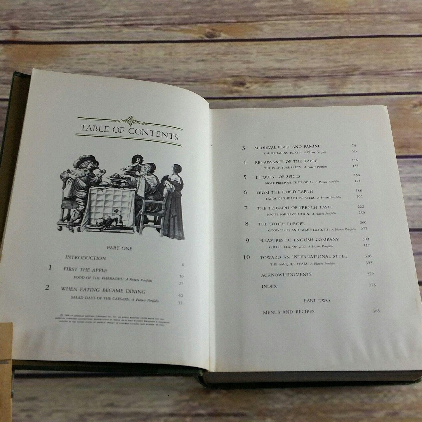 Vintage Cookbook The Horizon Cookbook and Illustrated History 1968 Hardcover 600 International Recipes and Menus William Hale