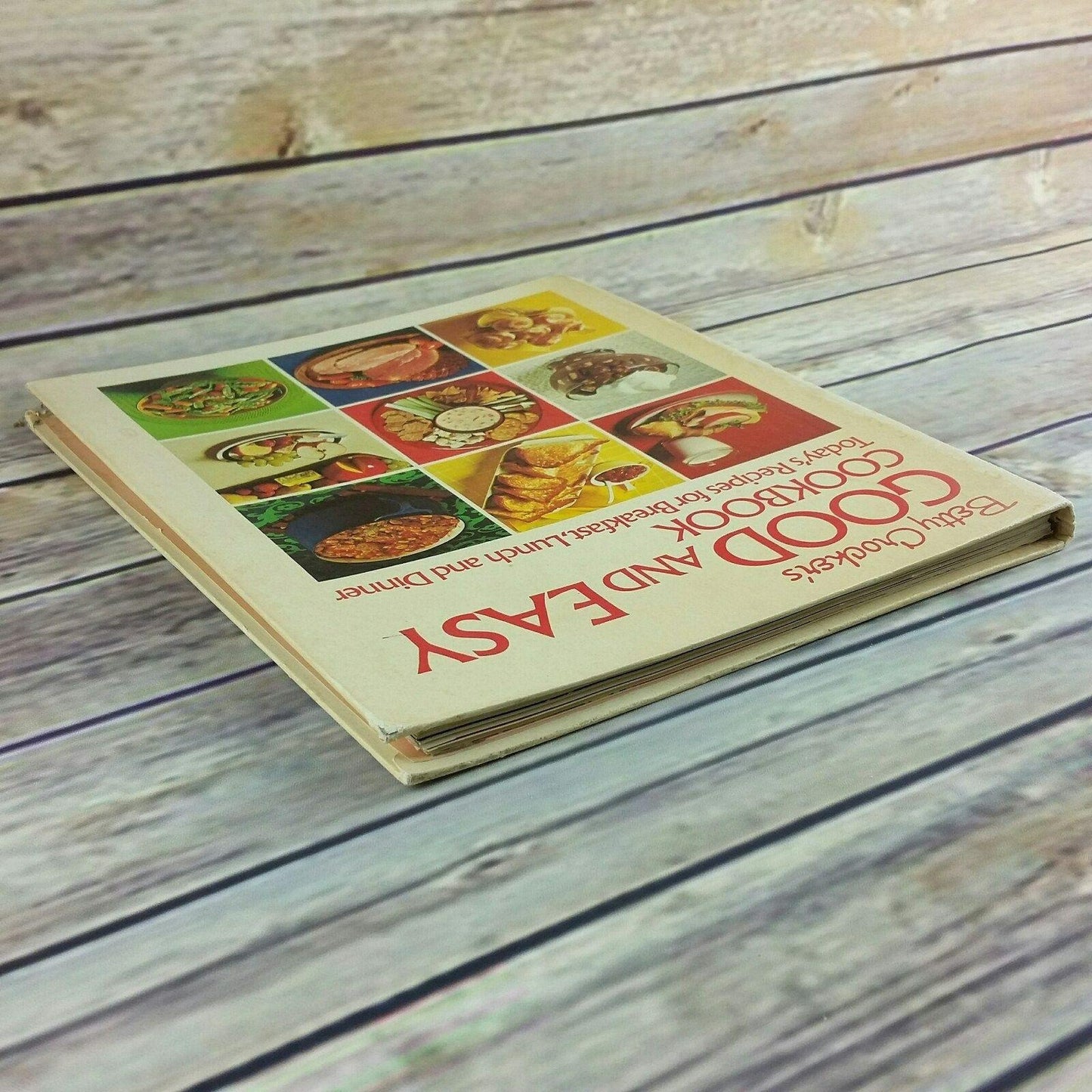 Vintage Betty Crocker Good and Easy Cookbook 1971 1st Printing Golden Press Hardcover Spiral Bound 1970s