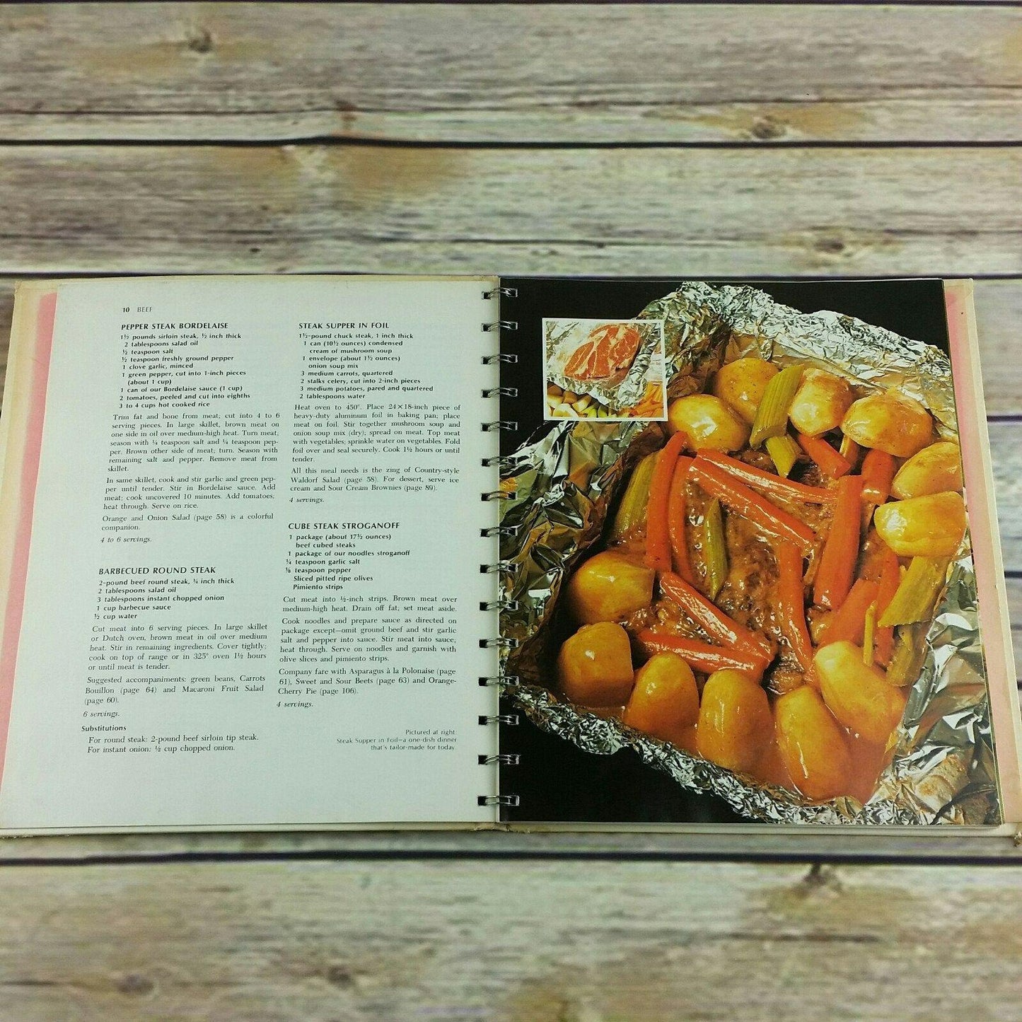 Vintage Betty Crocker Good and Easy Cookbook 1971 1st Printing Golden Press Hardcover Spiral Bound 1970s