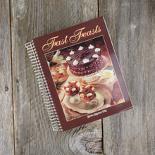 Load image into Gallery viewer, Vintage Sorority Cookbook Beta Sigma Phi Fast Feasts 1997 Appetizers Slow Cooker Baked Goods Club - At Grandma&#39;s Table