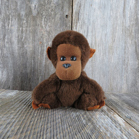 Vintage Gorilla Plush Dakin Monkey Chimp Chimpanzee Stuffed Animal Toy Doll 1981 - At Grandma's Table