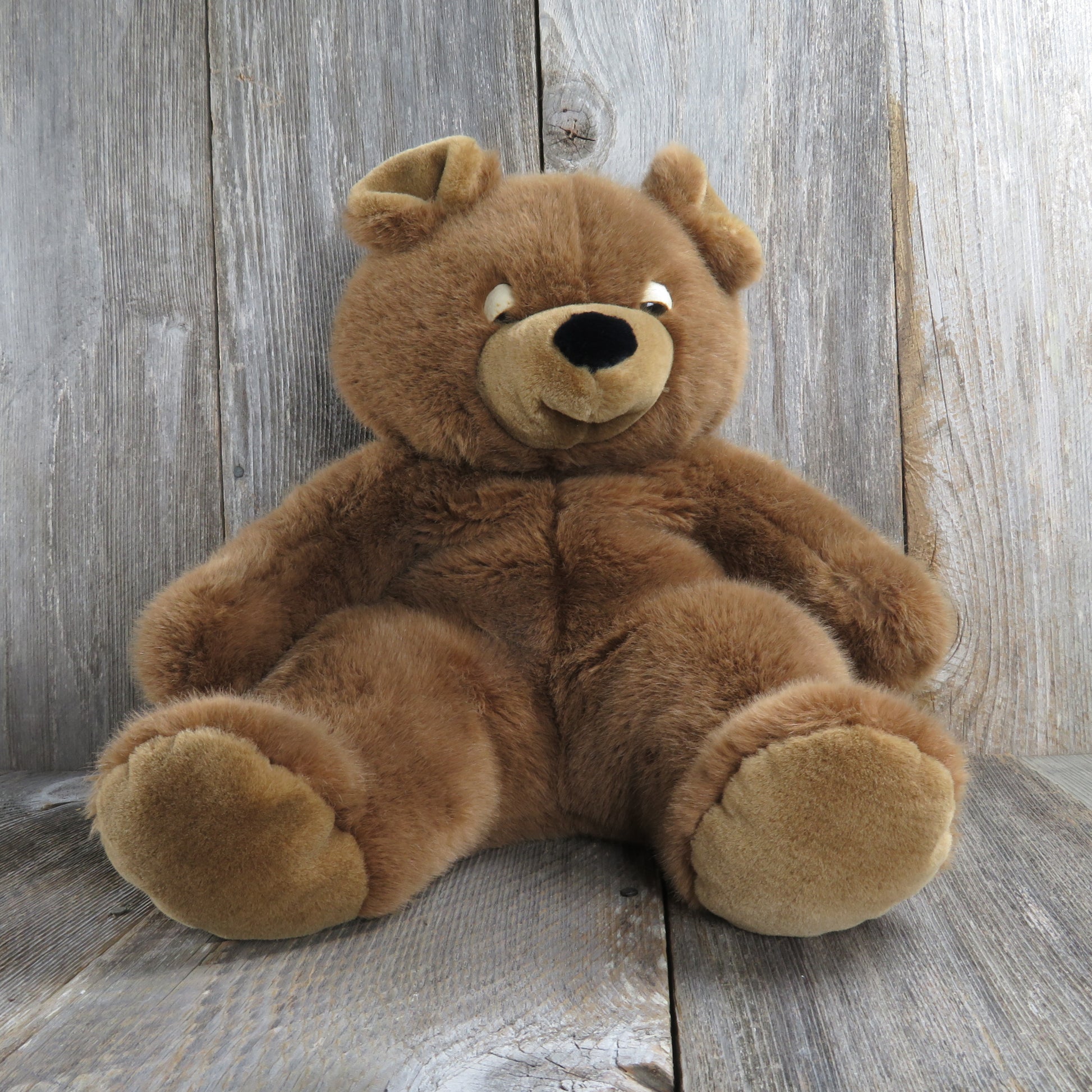 Vintage Teddy Bear Plush Sleepy Stuffed Animal Chrisha Playful