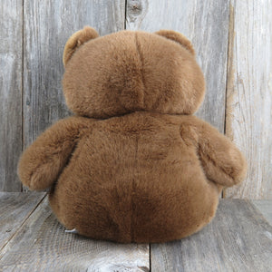 Vintage Teddy Bear Plush Sleepy Stuffed Animal Chrisha Playful Plush Korea Large - At Grandma's Table
