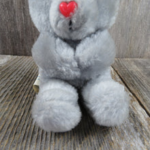 Load image into Gallery viewer, Vintage Teddy Bear Plush Stuffed Animal Heart Nose 1979 Dan Dee Valentines - At Grandma&#39;s Table