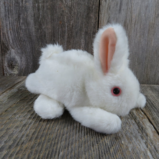 Bunny Rabbit Puppet Plush Folkmanis White Easter Glove Hand Stuffed Animal - At Grandma's Table