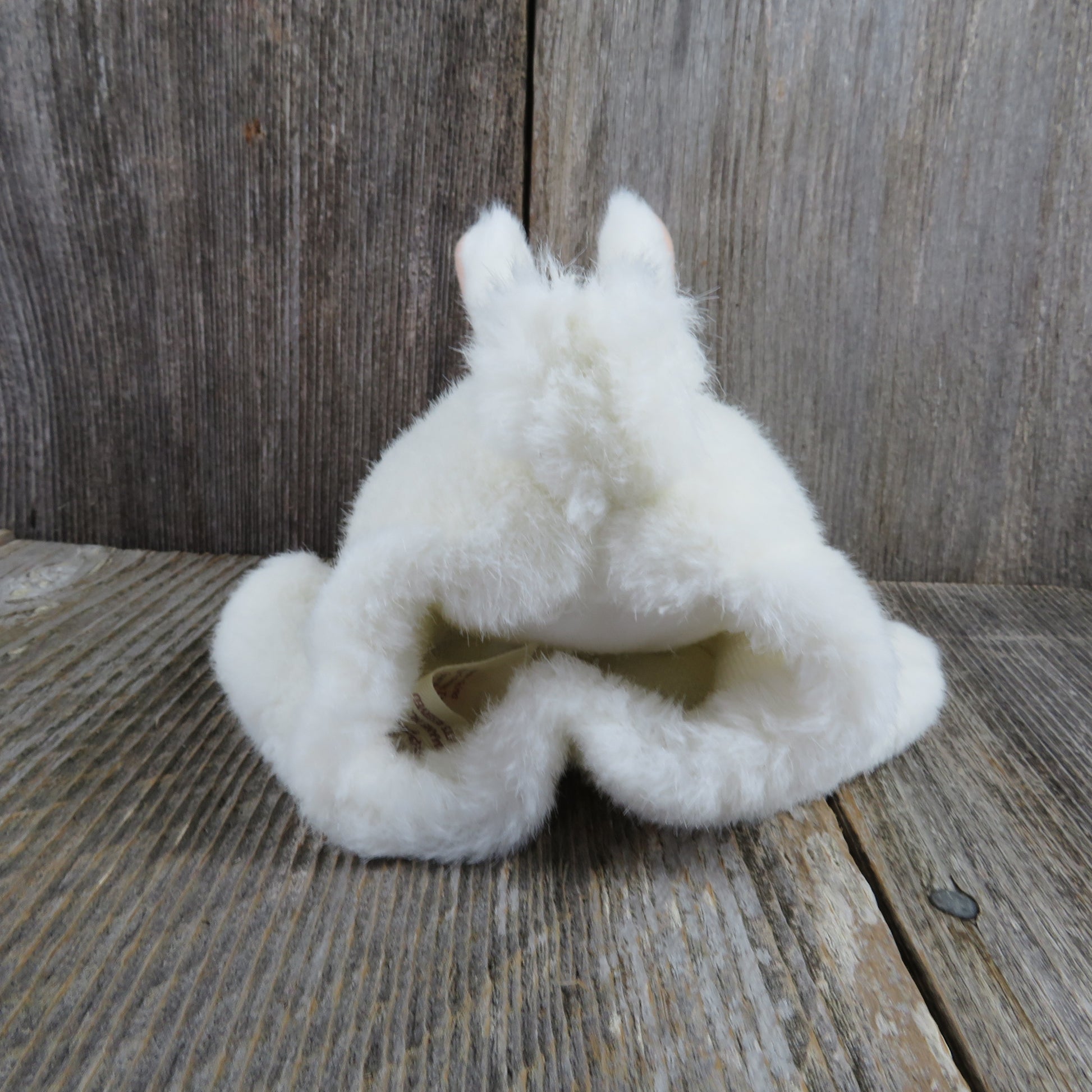 Bunny Rabbit Puppet Plush Folkmanis White Easter Glove Hand Stuffed Animal - At Grandma's Table