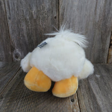 Load image into Gallery viewer, Vintage Duck Plush Mattel Emotions Sailor Suit Girl Green Pink Yellow 1985 Korea Easter - At Grandma&#39;s Table