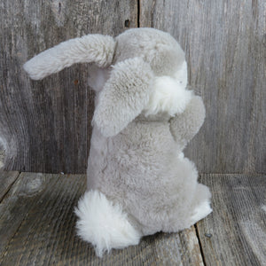 Vintage Bunny Rabbit Plush Stuffed Easter Mary Meyer Tan Grey Animal Korea - At Grandma's Table