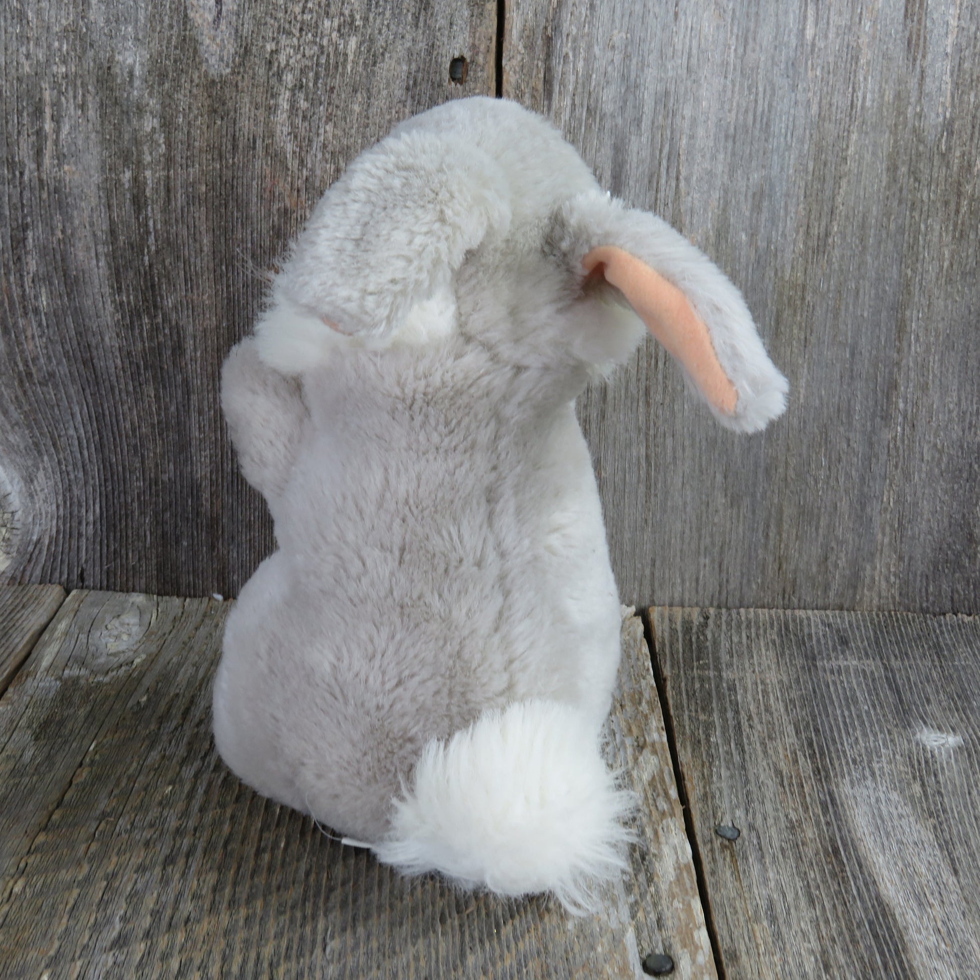 Vintage Bunny Rabbit Plush Stuffed Easter Mary Meyer Tan Grey Animal Korea - At Grandma's Table