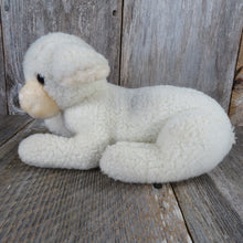 Load image into Gallery viewer, Vintage Sheep Plush Lamb Sherpa Dakin Cream White Easter Stuffed Animal 1982 - At Grandma&#39;s Table