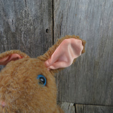 Load image into Gallery viewer, Vintage Bunny Rabbit Puppet Fisher Price Plush Brown Satin Ears Quaker Oats Easter Glove Hand Stuffed Animal 1981 - At Grandma&#39;s Table