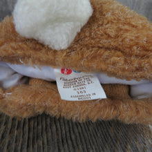 Load image into Gallery viewer, Vintage Bunny Rabbit Puppet Fisher Price Plush Brown Satin Ears Quaker Oats Easter Glove Hand Stuffed Animal 1981 - At Grandma&#39;s Table