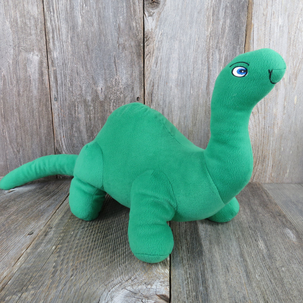 Dinosaur Plush Sinclair Oil Dino Brontosaurus Green Stuffed Animal 27 inches - At Grandma's Table
