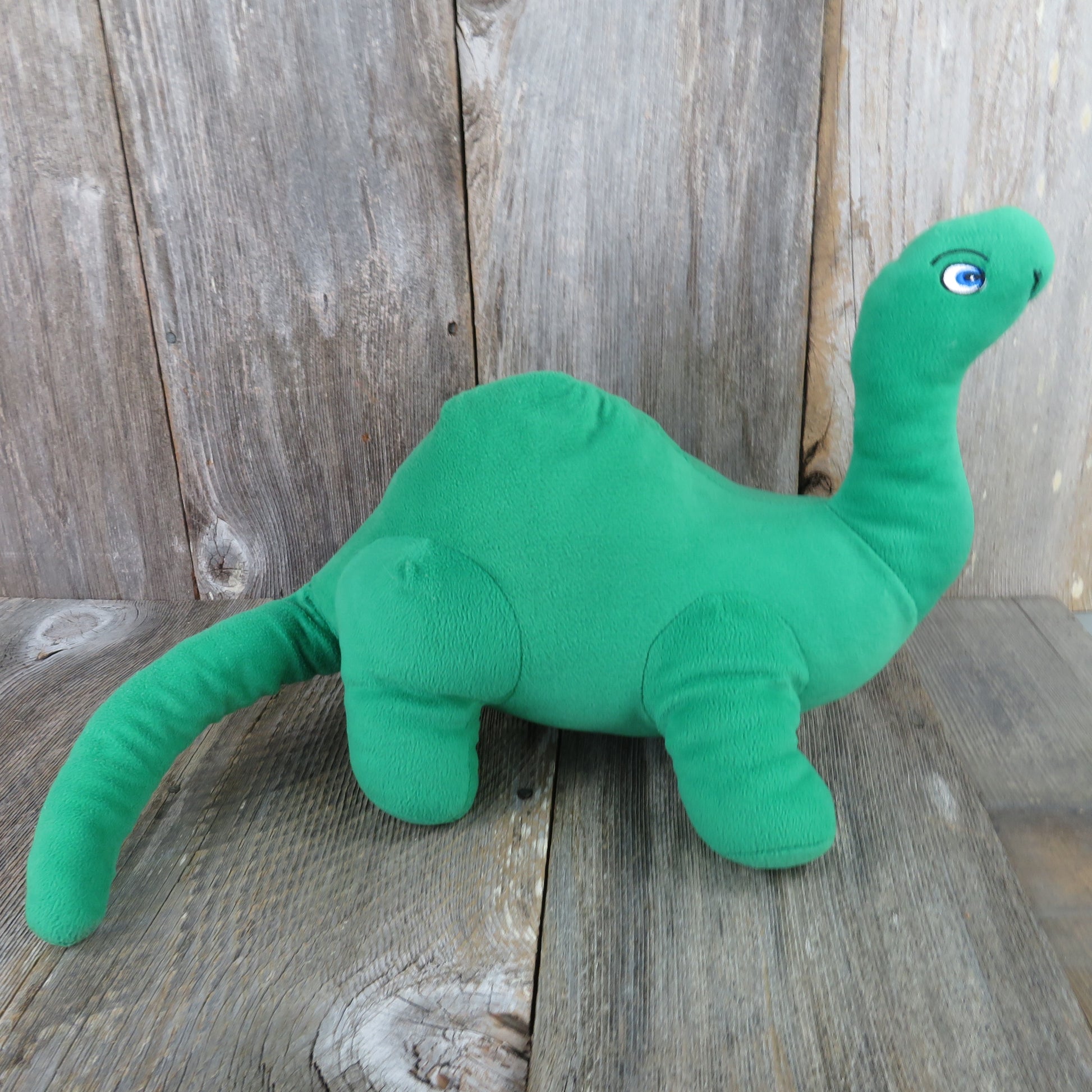 Dinosaur Plush Sinclair Oil Dino Brontosaurus Green Stuffed Animal 27 inches - At Grandma's Table