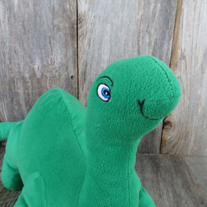 Dinosaur Plush Sinclair Oil Dino Brontosaurus Green Stuffed Animal 27 inches - At Grandma's Table